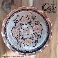 شیرینی خوری نقره کوب مسی مدل امیرا