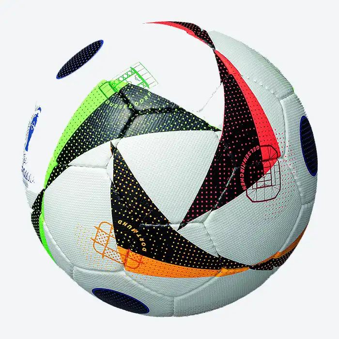 توپ فوتبال دوختی طرح یورو 2024