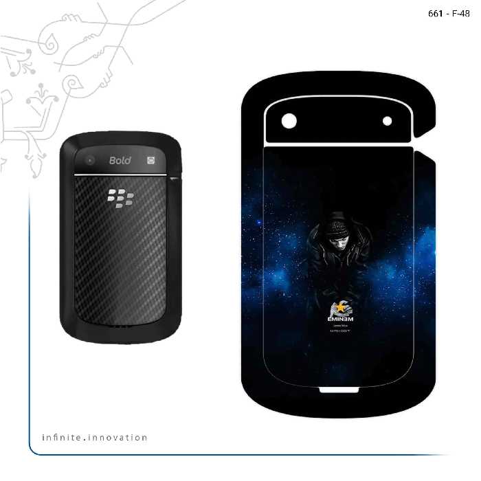 برچسب پوششی ماهوت مدل Eminem مناسب برای گوشی موبایل بلک بری Bold Touch 9900