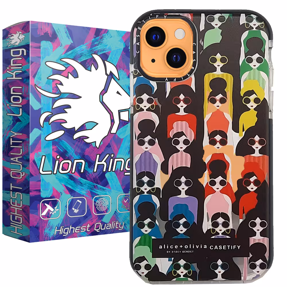 کاور لاین کینگ مدل casetifygirls مناسب برای گوشی موبایل اپل iPhone 14 Plus