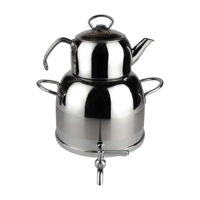 ست کتری و قوری مدل استیل کد un-7274