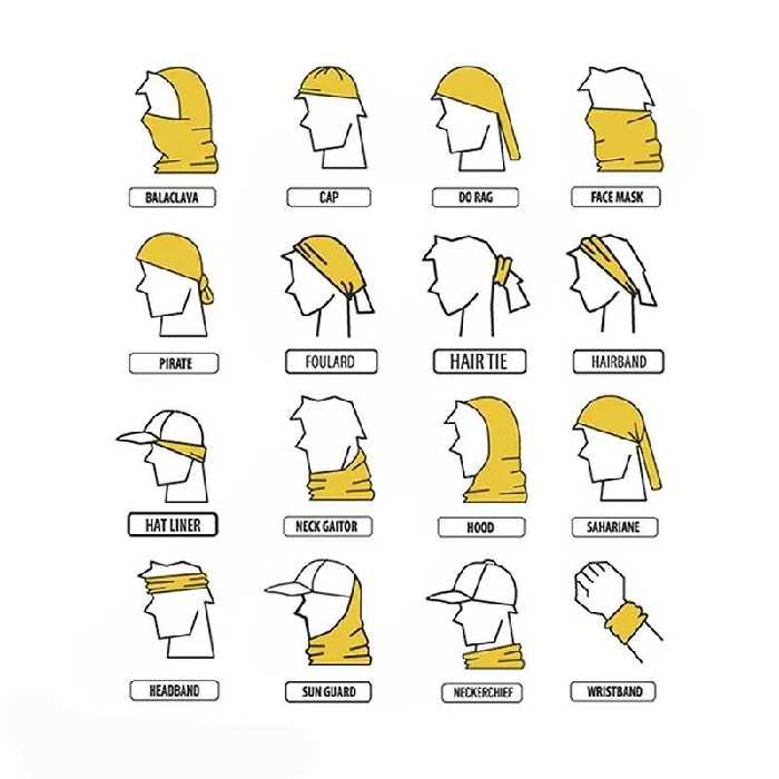 دستمال سر و گردن مدل تابستانی Gu 0930