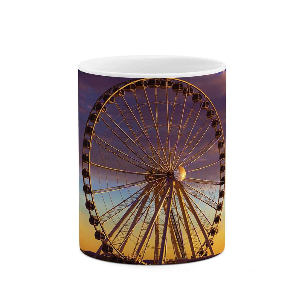 ماگ طرح چرخ و فلک مدل mgs07360