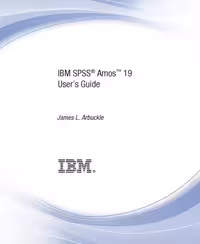 خرید و دانلود نسخه کامل کتاب SPSS Amos 19.0 User's Guide