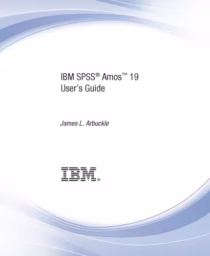 خرید و دانلود نسخه کامل کتاب SPSS Amos 19.0 User's Guide