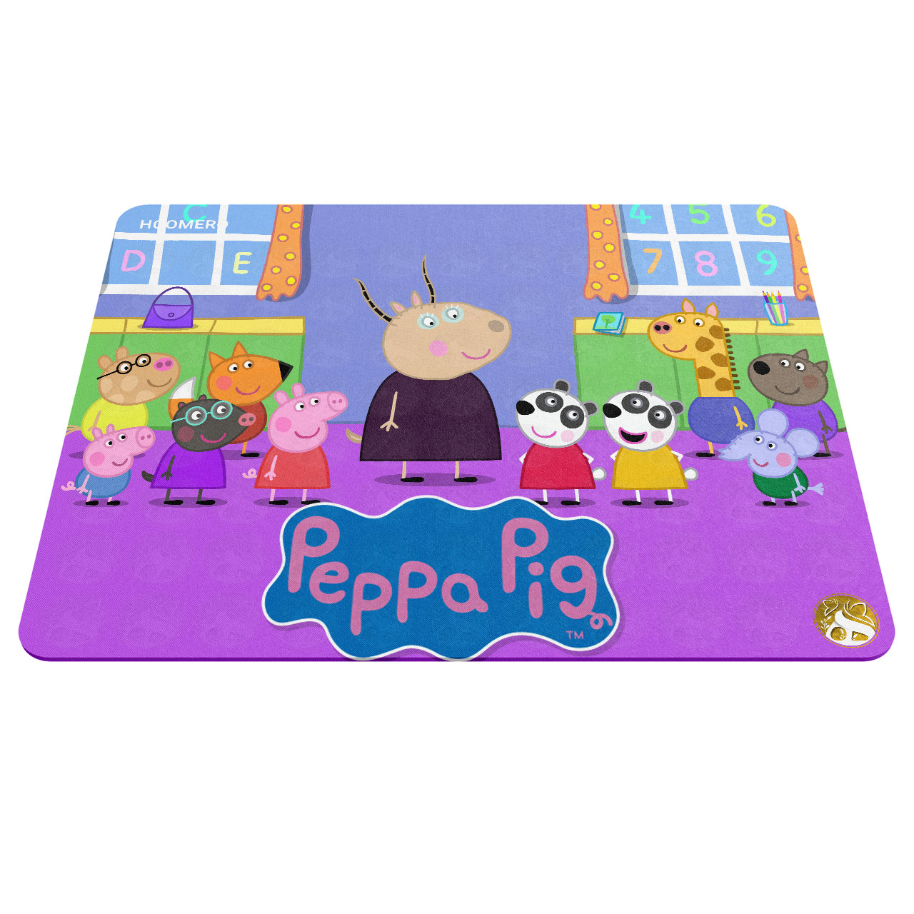 ماوس پد هومرو مدل A3577 طرح peppa pig