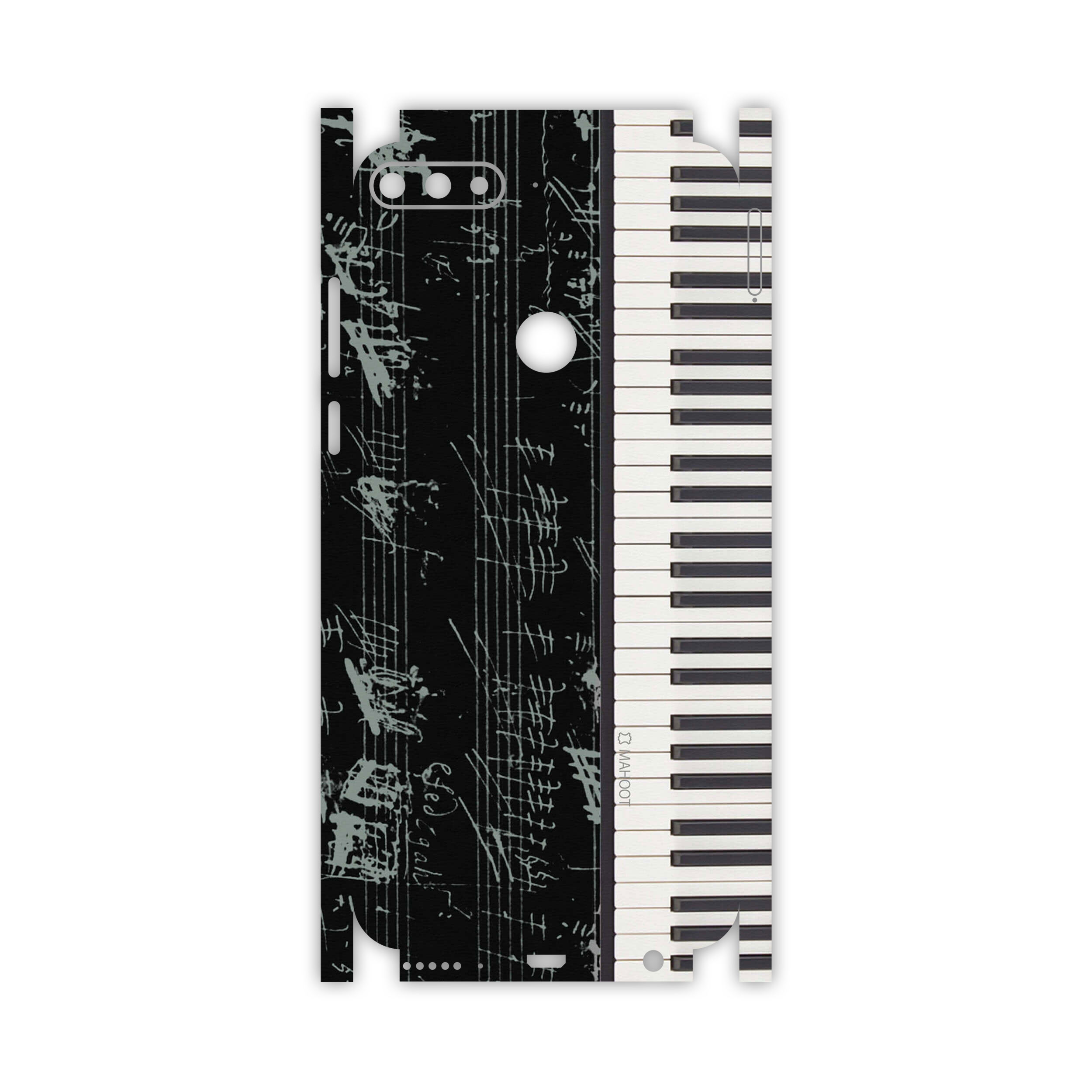 برچسب پوششی ماهوت مدل Piano-Instrument-FullSkin مناسب برای گوشی موبایل هوآوی Y7 Prime 2018