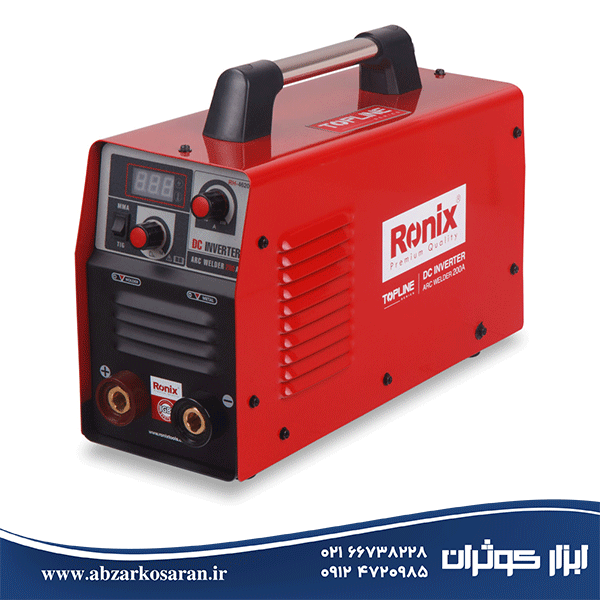 اینورتر جوشکاری 200 آمپر سری تاپ لاین Ronix مدل RH-4620