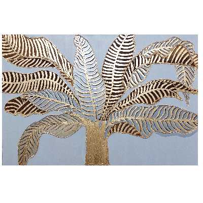 تابلونقاشی ورق طلا طرح نقش برجسته مدل دکوراتیو کد 200