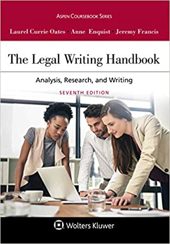خرید و دانلود نسخه کامل کتاب The Legal Writing Handbook: Analysis, Research, and Writing (7th Edition) [2019] -   Pdf