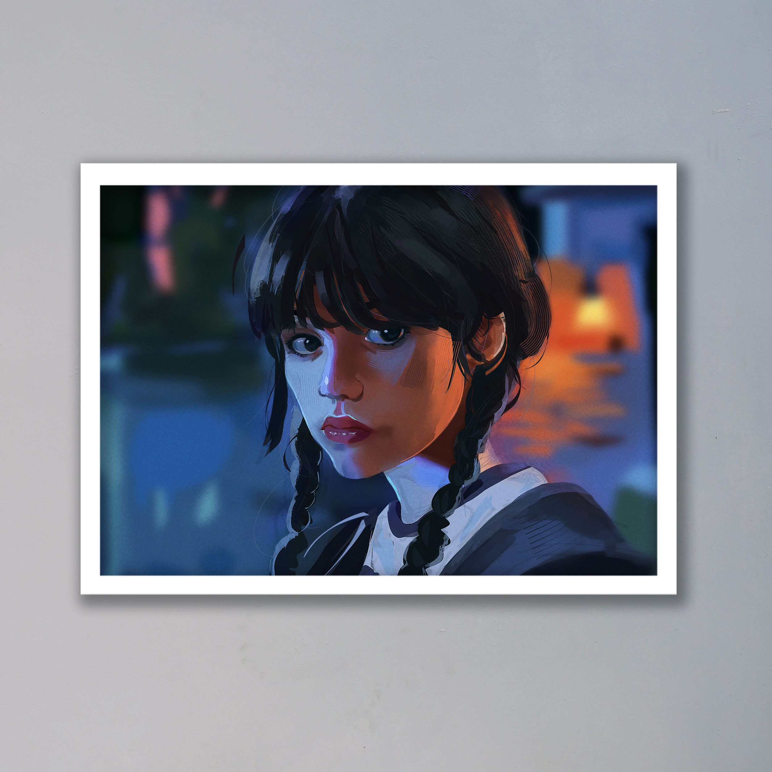 تابلو مدل ونزدی آدامز Wednesday Addams کد LAG10136