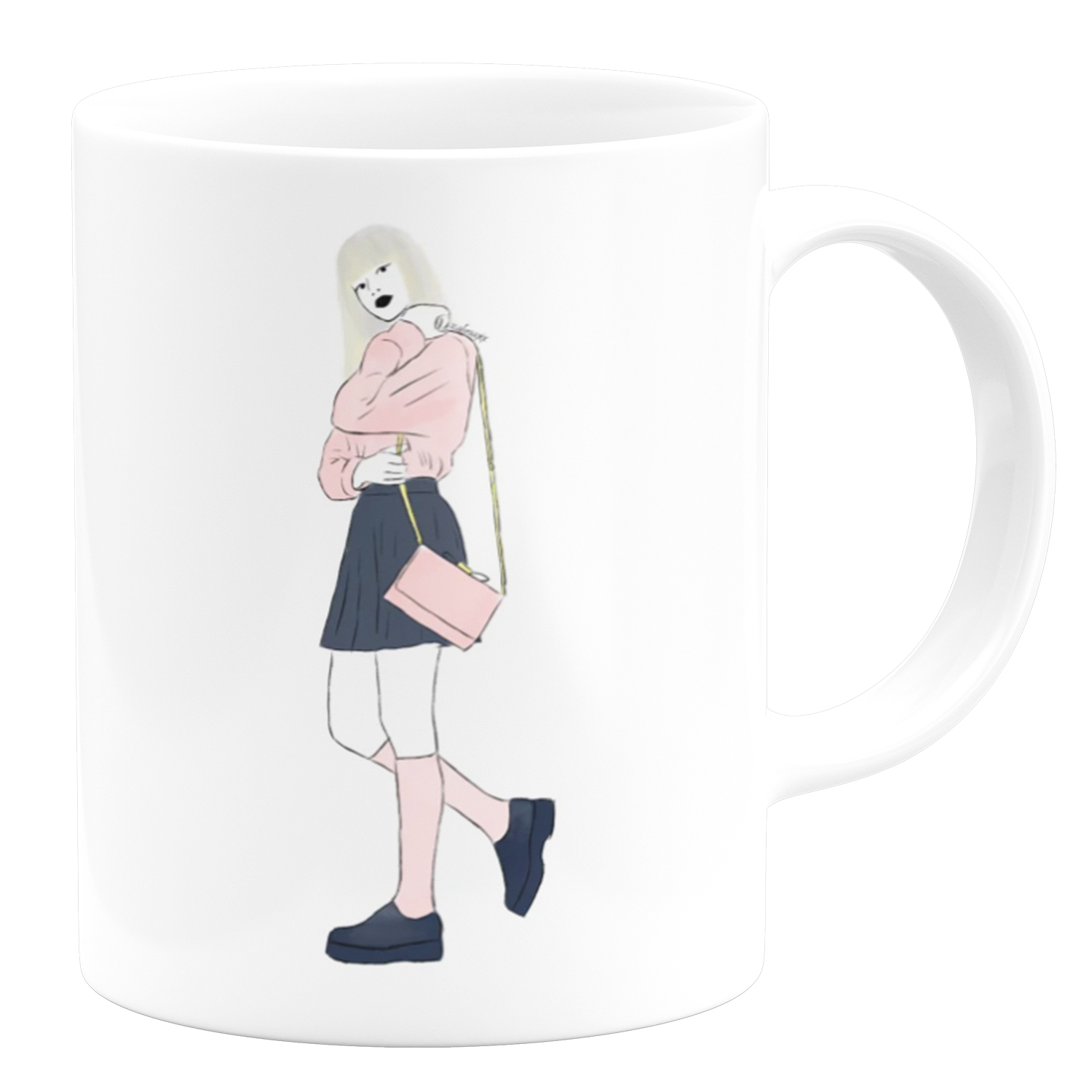 ماگ مدل بلک پینک