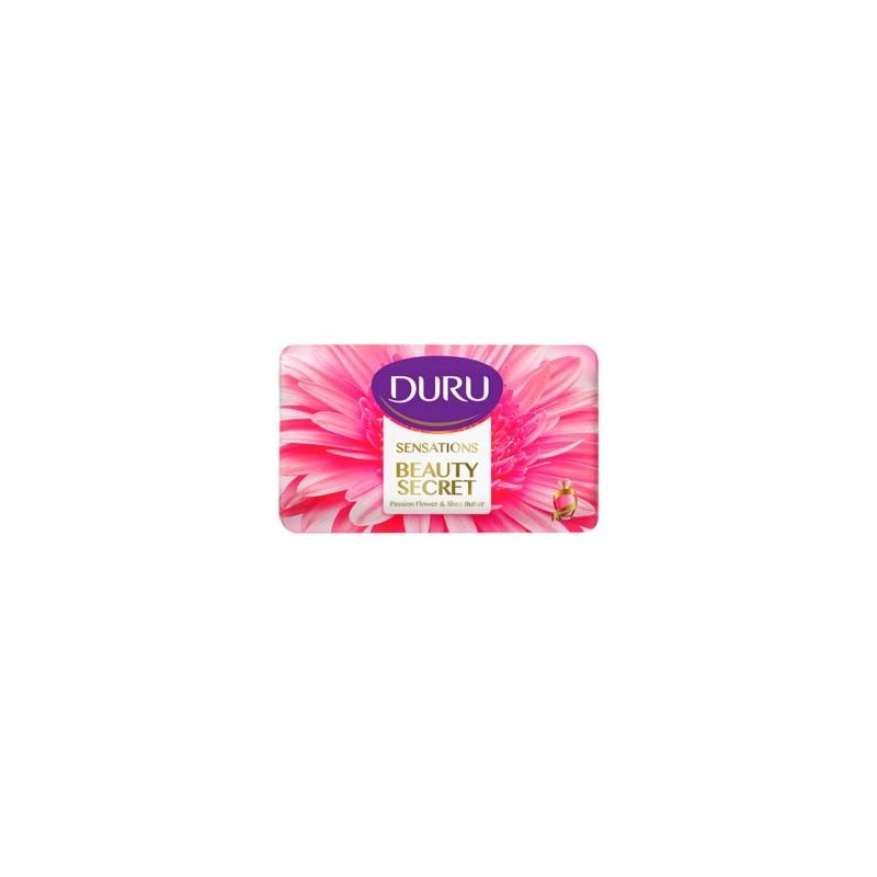 صابون آرایشی حاوی عصاره گل ساعتی و شی باتر مدل Beauty Secret دورو 90 گرمی