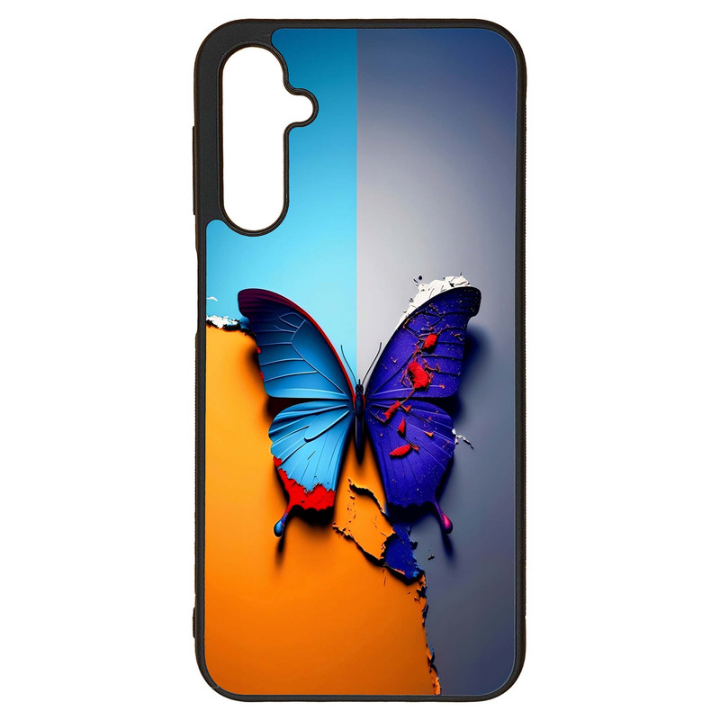 کاور طرح پروانه کد G-145 مناسب برای گوشی موبایل سامسونگ Galaxy A24 | دیجی قاب دونی