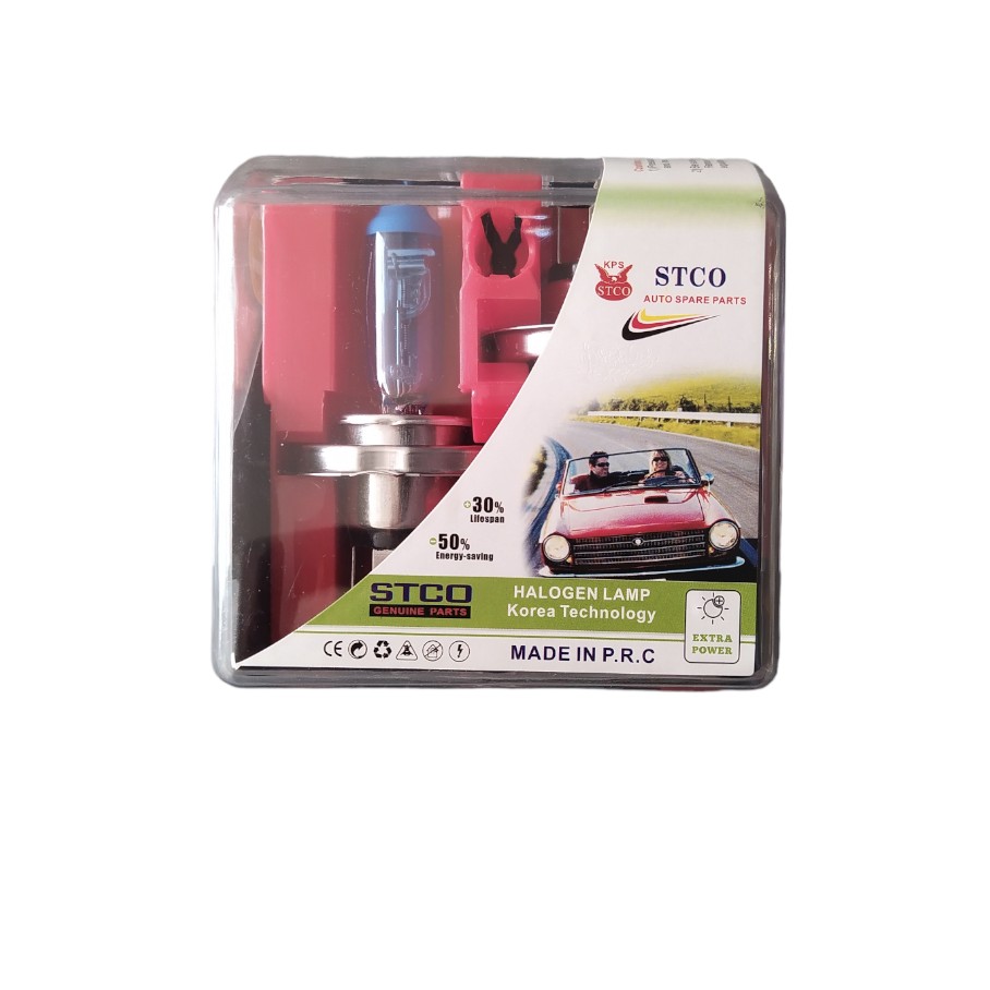 لامپ یخی سه خار (H4) دو عددی برند stco