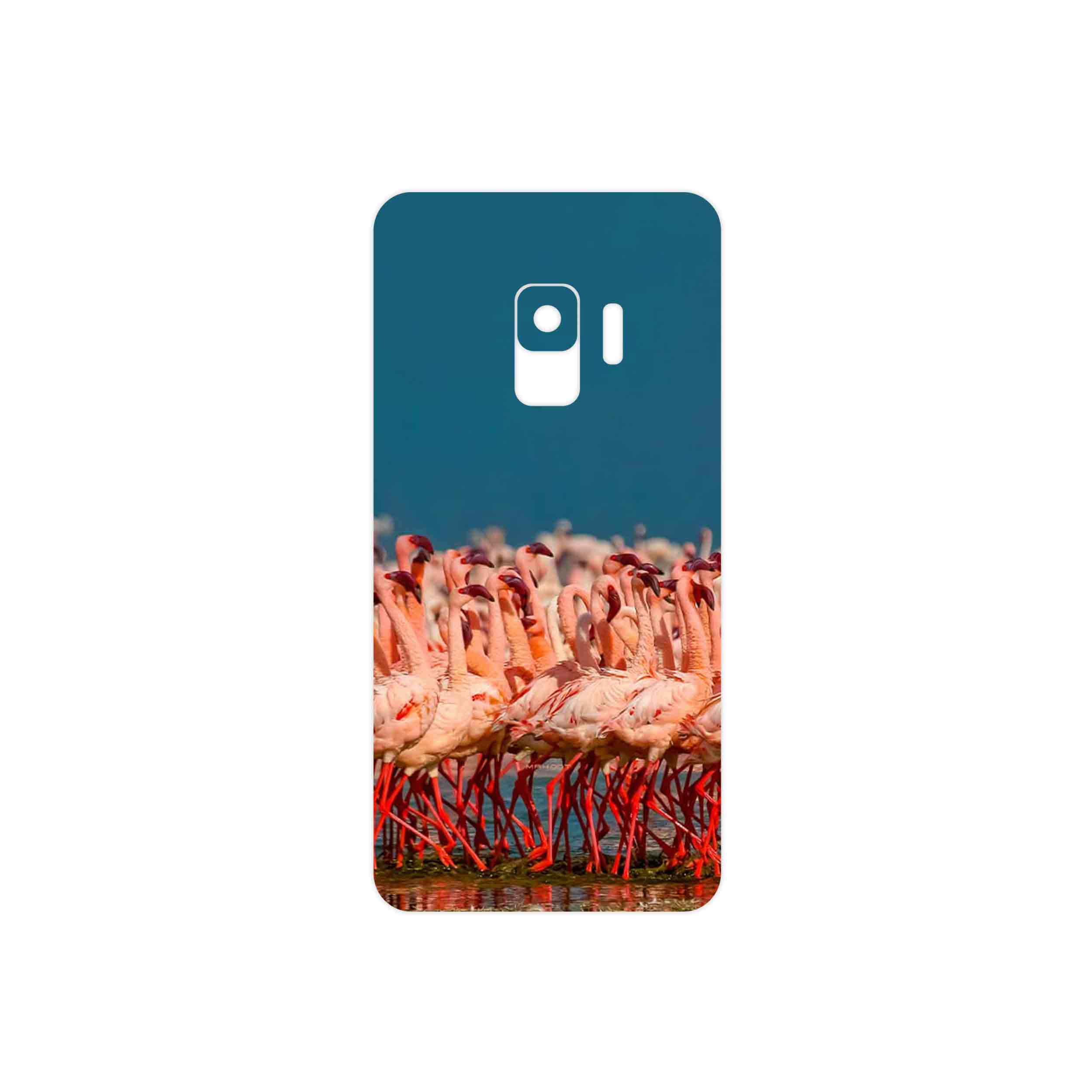 برچسب پوششی ماهوت مدل Flamingo مناسب برای گوشی موبایل سامسونگ Galaxy S9