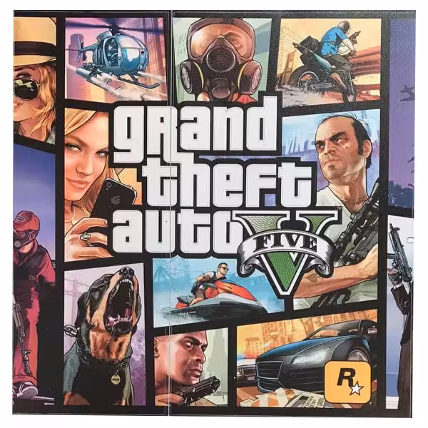 برچسب پلی استیشن ۴ فت آیگیمر مدل Grand Theft Auto2