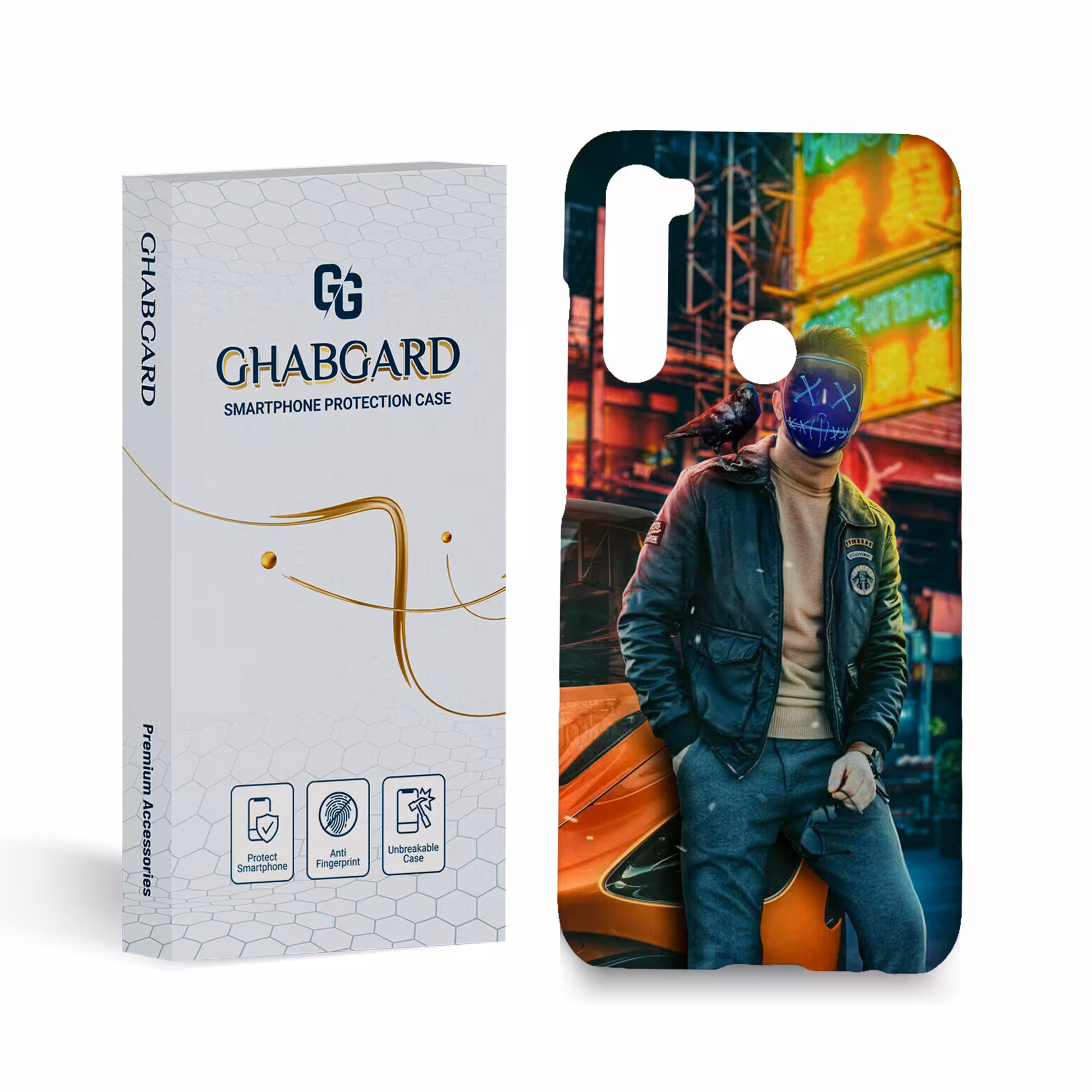 کاور قاب گارد مدل پسرانه مناسب برای گوشی موبایل شیائومی mi note 8t