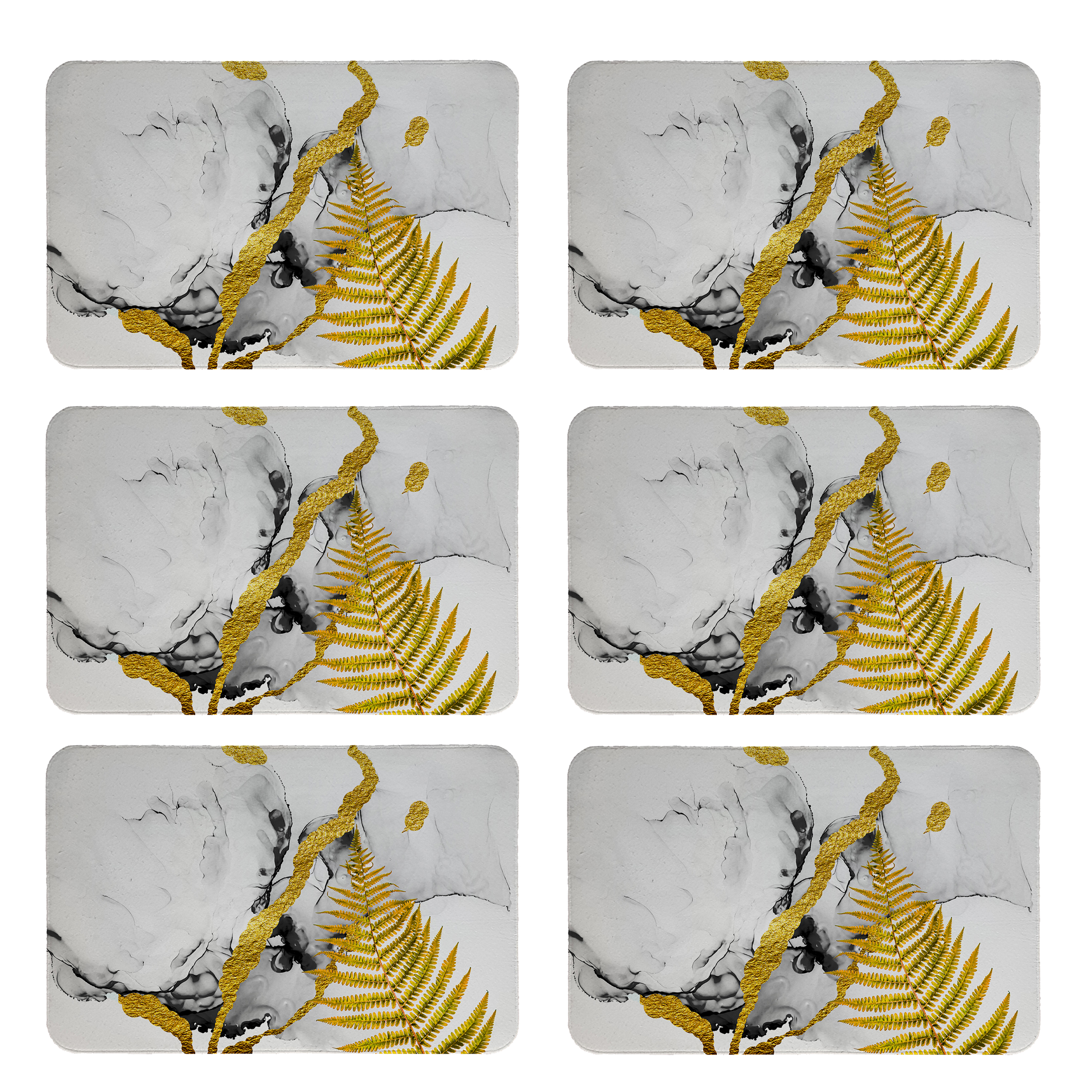 زیربشقابی طرح سنگ کد 8620 بسته 6 عددی