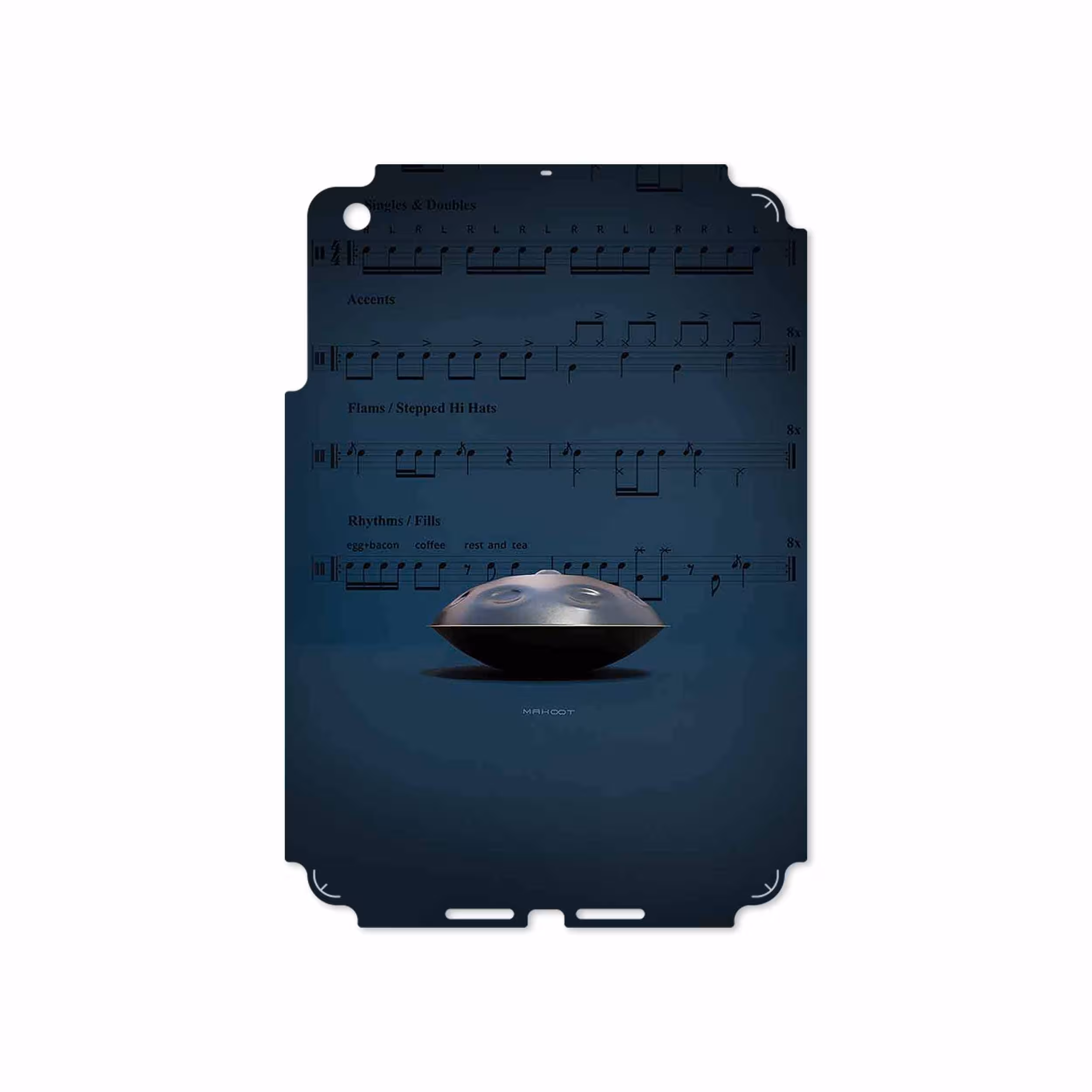 برچسب پوششی ماهوت مدل Hang Instrument مناسب برای تبلت اپل iPad mini 2012 A1432