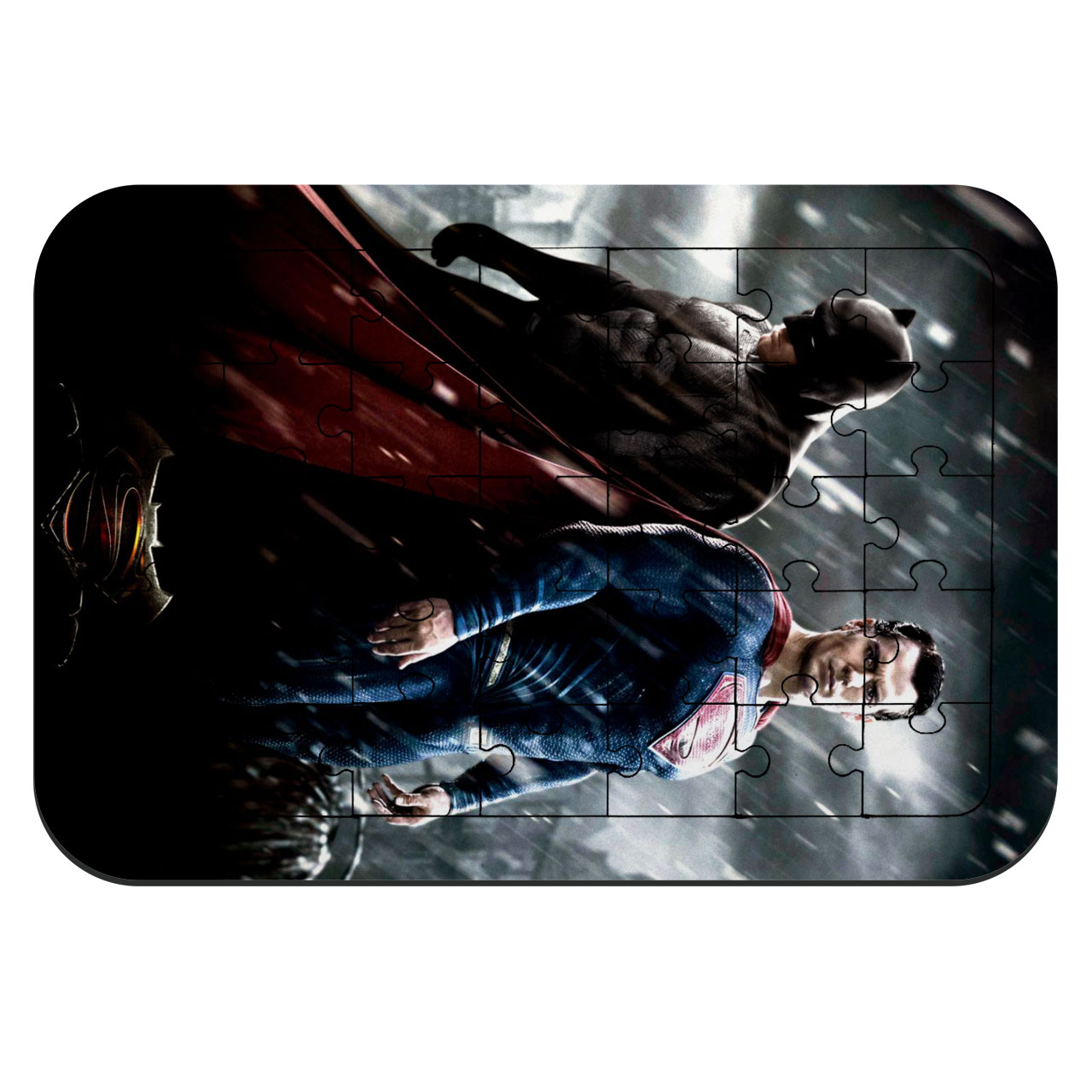 پازل 35 تکه طرح سوپرمن و بتمن مدل NI1191 