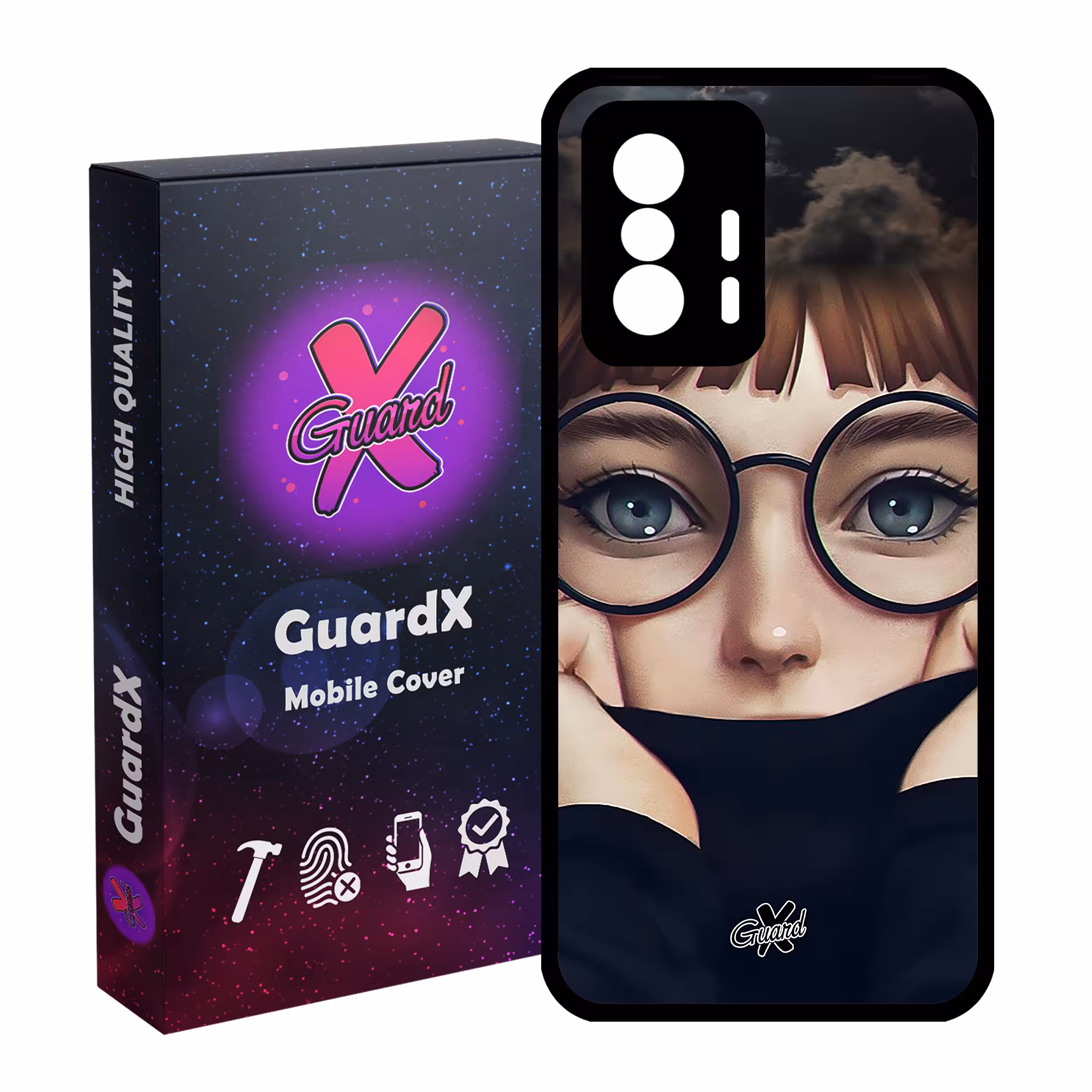 کاور گارد ایکس طرح Girl مدل Glass10040 مناسب برای گوشی موبایل شیائومی 11T Pro / 11T