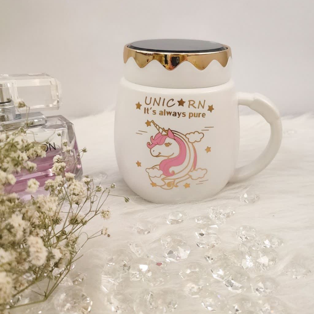 ماگ وارداتی،سرامیکی،در  آینه ای،طرح یونیکورن،4 طرح