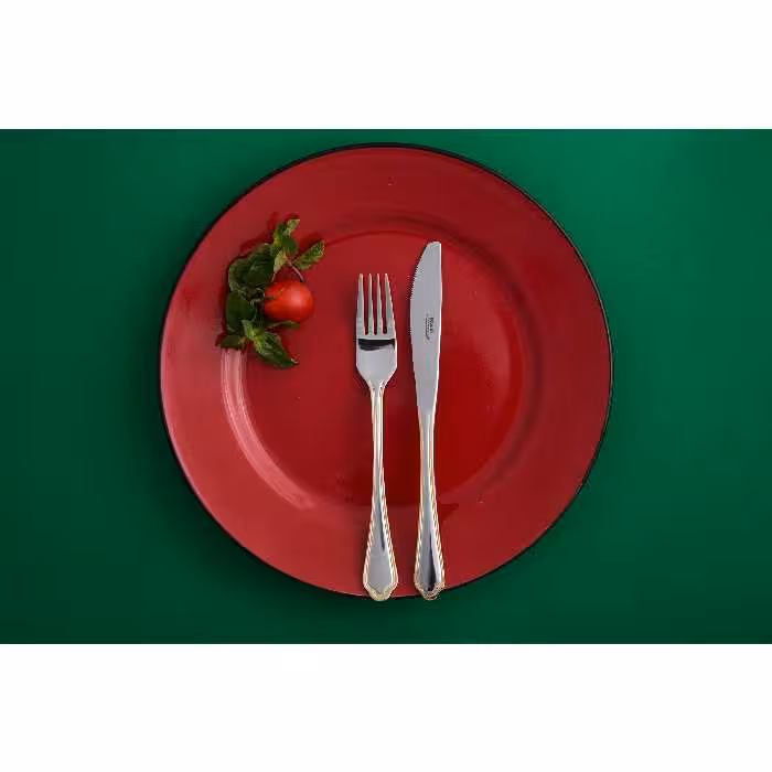 ست کارد و چنگال 12 پارچه ناب استیل مدل برلین