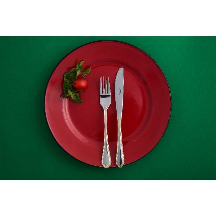 ست کارد و چنگال 12 پارچه ناب استیل مدل برلین