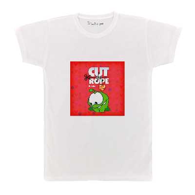 تی شرت بچگانه پرمانه طرح om nom کد pmt.2646