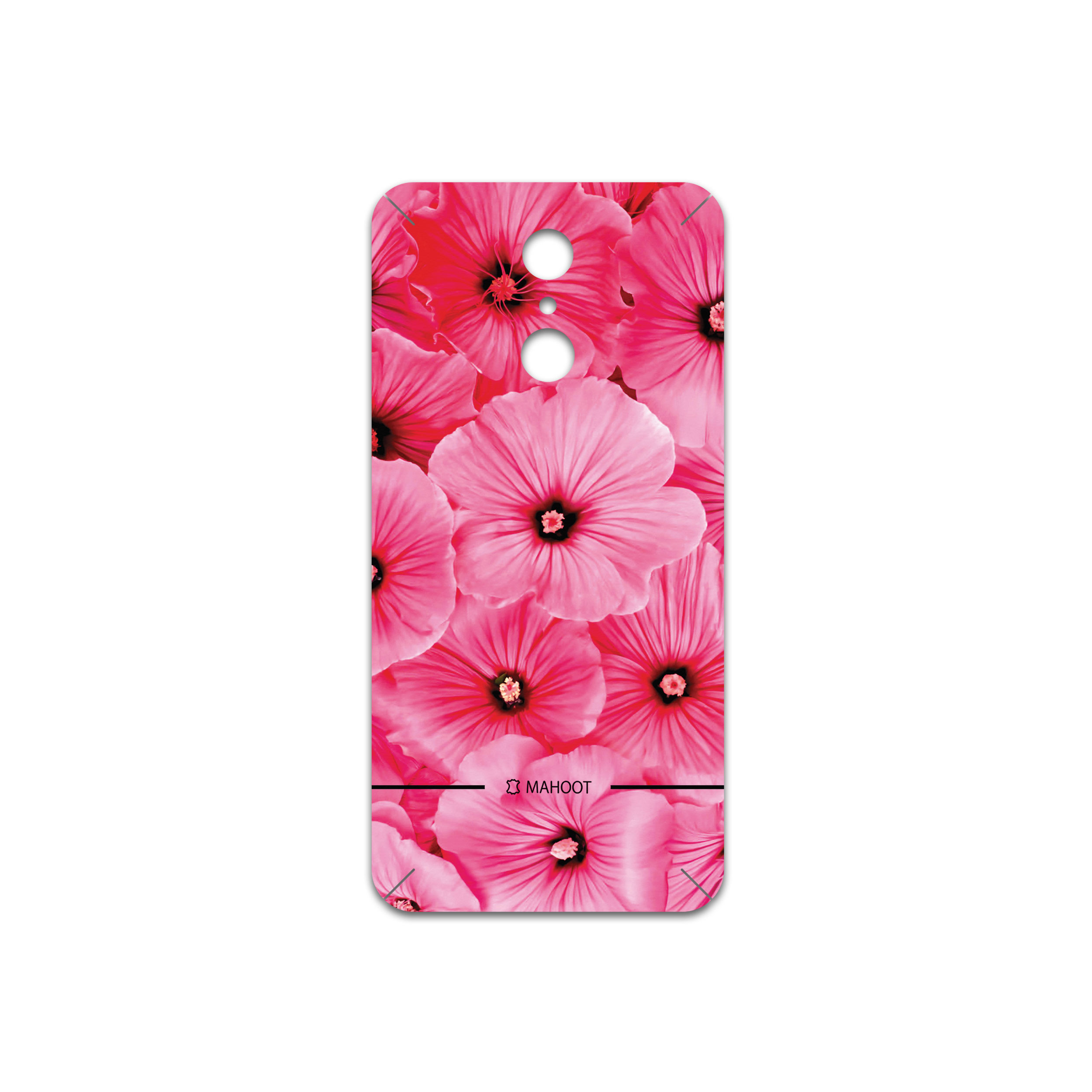 برچسب پوششی ماهوت مدل Pink-Flower مناسب برای گوشی موبایل ال جی Q7