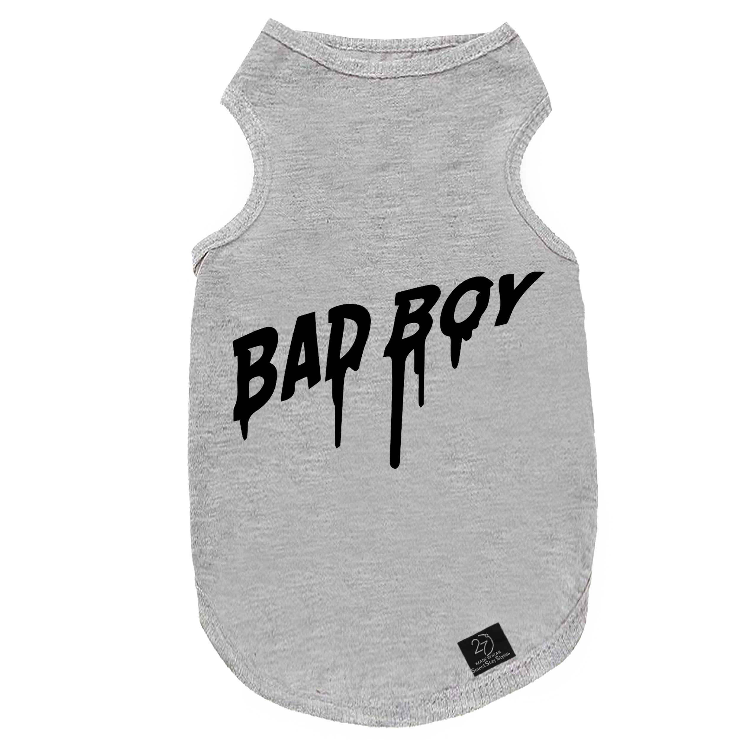  لباس سگ و گربه 27 طرح BAD BOY کد H14 سایز L