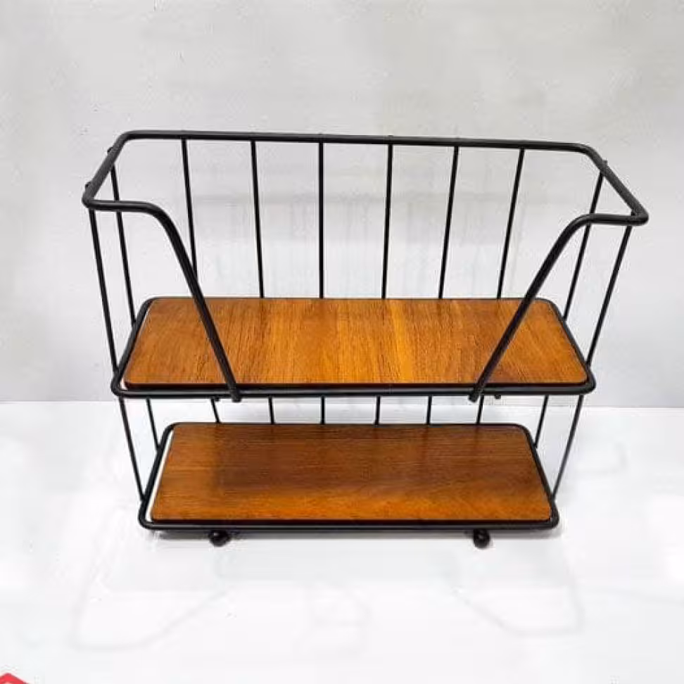 استند کف چوبی پاسماوری استند ادویه استند فلزی غرفه نارنجی