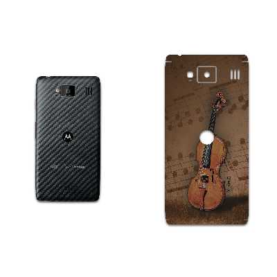 برچسب پوششی ماهوت مدل Violin-Instrument مناسب برای گوشی موبایل موتورولا droid razr hd