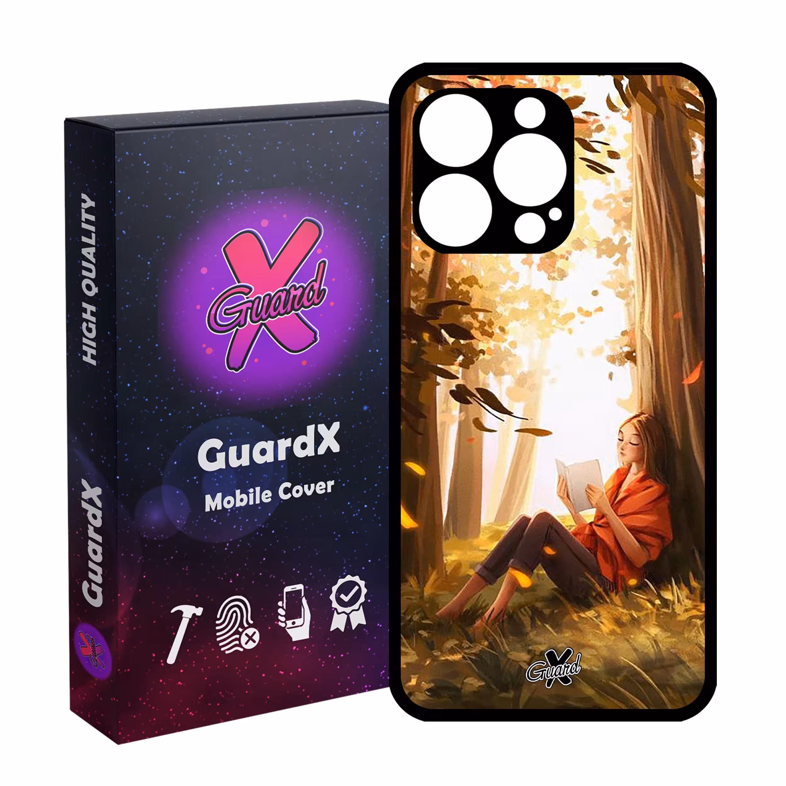 کاور گارد ایکس طرح دختر مدل Glass10276 مناسب برای گوشی موبایل اپل iPhone 13 Pro