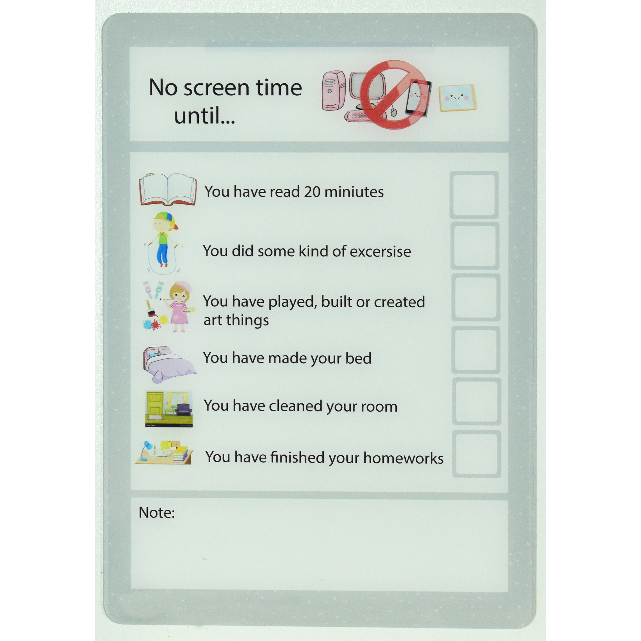 تخته وایت برد کد 12 سایز 33x23 سانتی متر