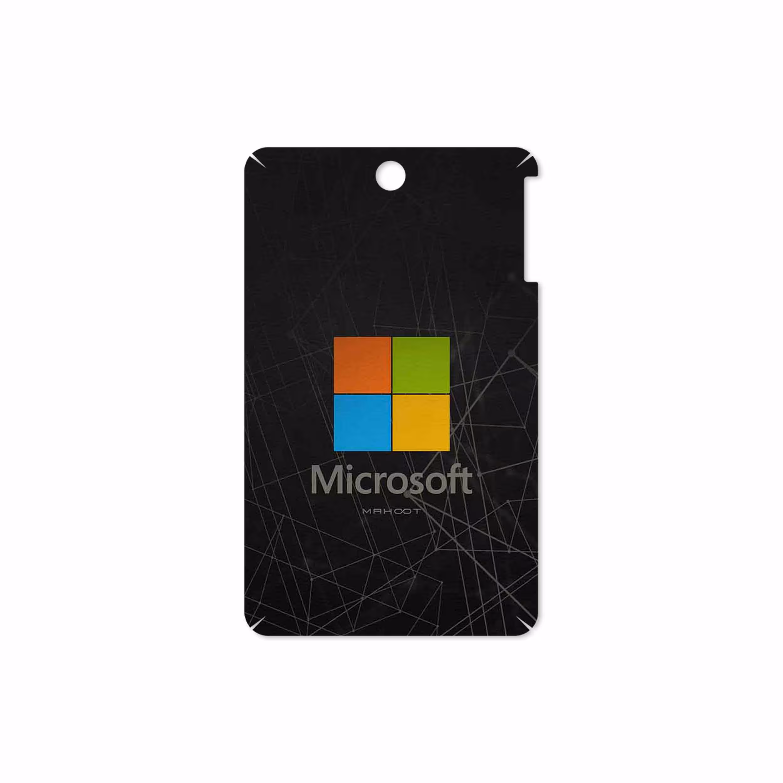 برچسب پوششی ماهوت مدل Microsoft-Logo مناسب برای تبلت لنوو A7-50 A3500 2014