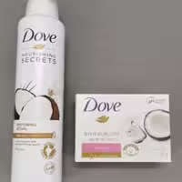 پک 2 عددی اسپری نارگیل و صابون نارگیل داو Dove