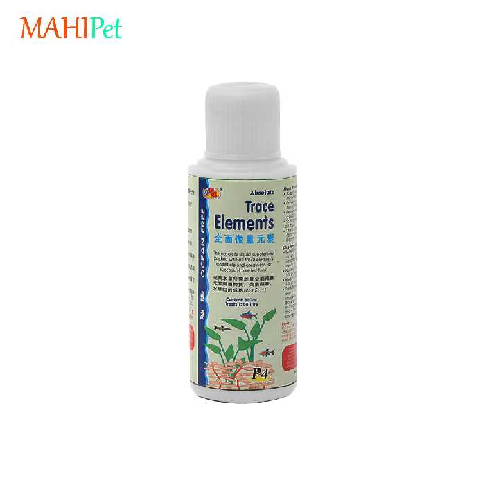 کود عناصر کمیاب گیاهان آبزی اوشن فری Trace Elements P4 حجم 120 میلی لیتر