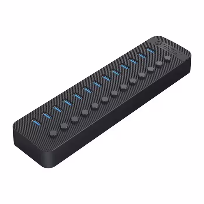 هاب 13 پورت کلیددار USB3.0 مدل ORICO CT2U3-13AB   گارانتی اصلی اوریکو - چهار فصل
