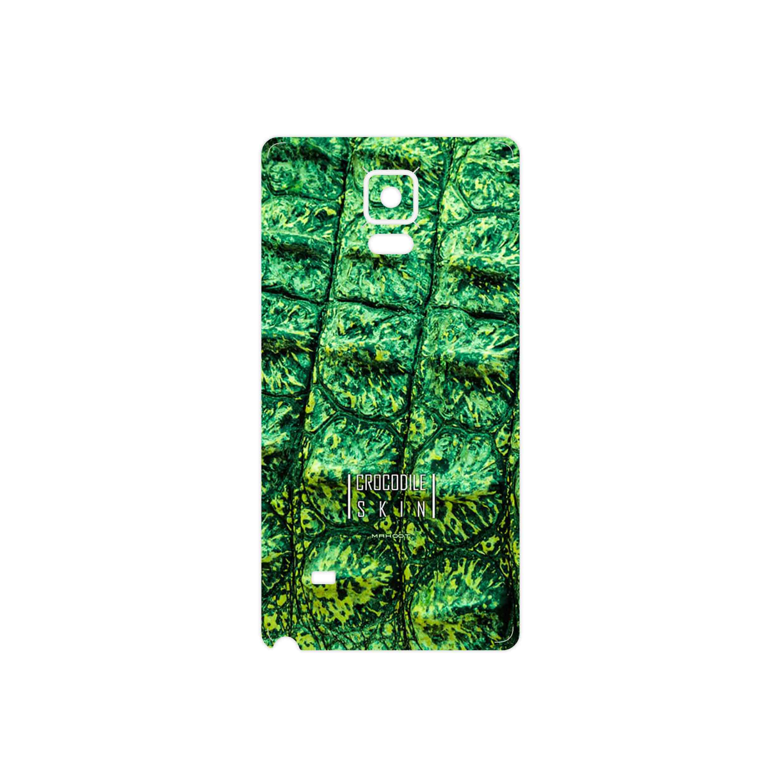 برچسب پوششی ماهوت مدل Crocodile Skin مناسب برای گوشی موبایل سامسونگ Galaxy Note 4