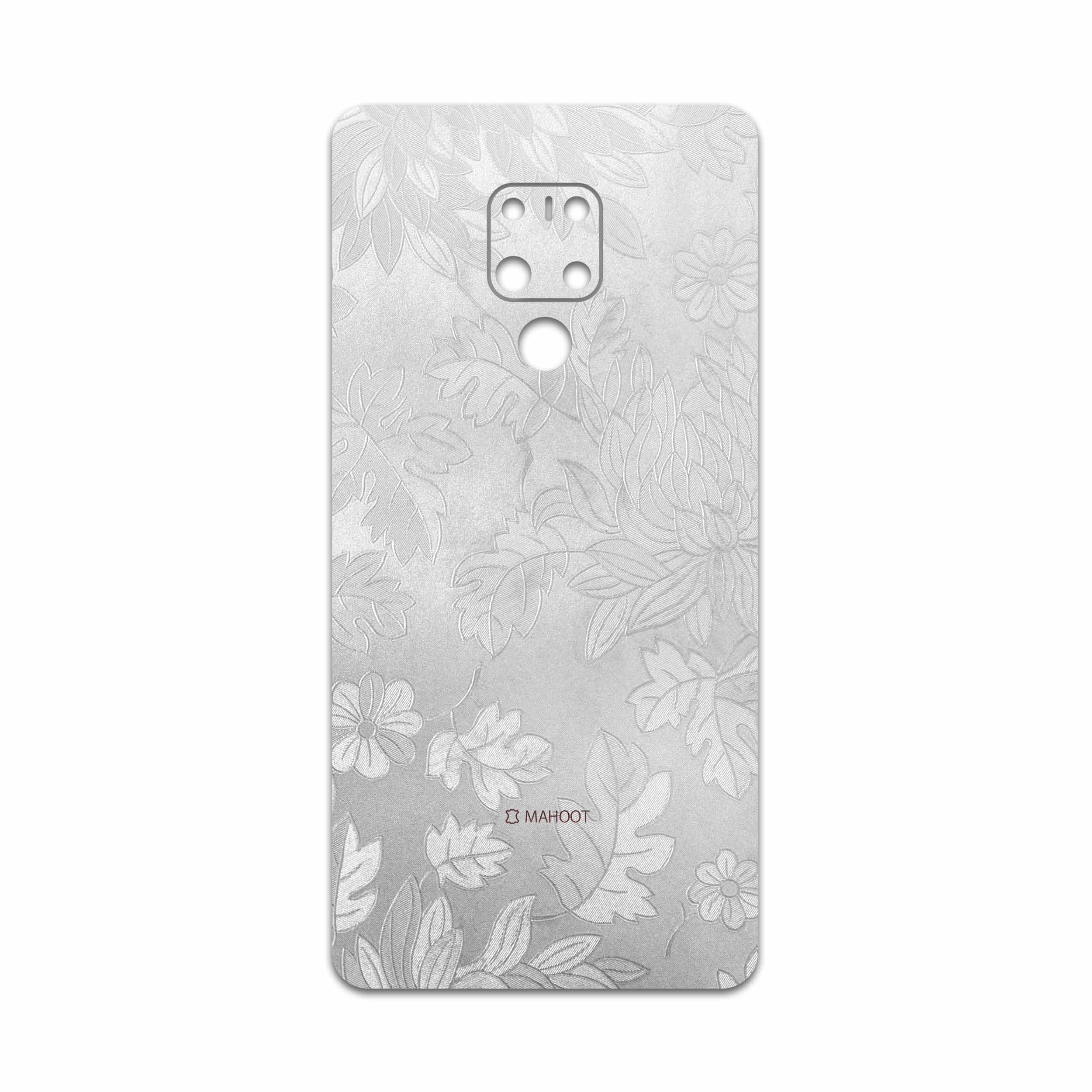 برچسب پوششی ماهوت مدل Silver-Wildflower مناسب برای گوشی موبایل هوآوی Mate 20 X