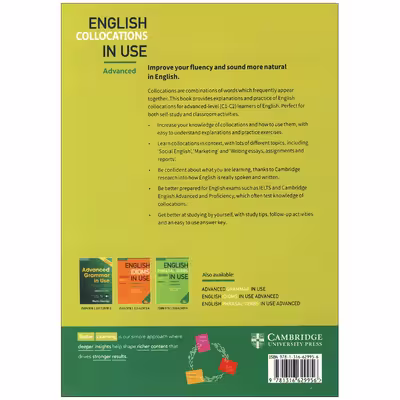 کتاب English Collocations in use اثر Felicity O Dell &amp; Michael Mccarthy انتشارات زبان مهر 2 جلدی