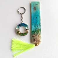 پک نشانگر کتاب و جاکلیدی حروف دریایی paknj003