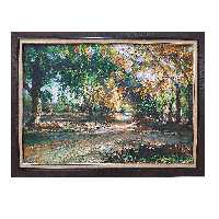  تابلو نقاشی رنگ روغن مدل طبیعت