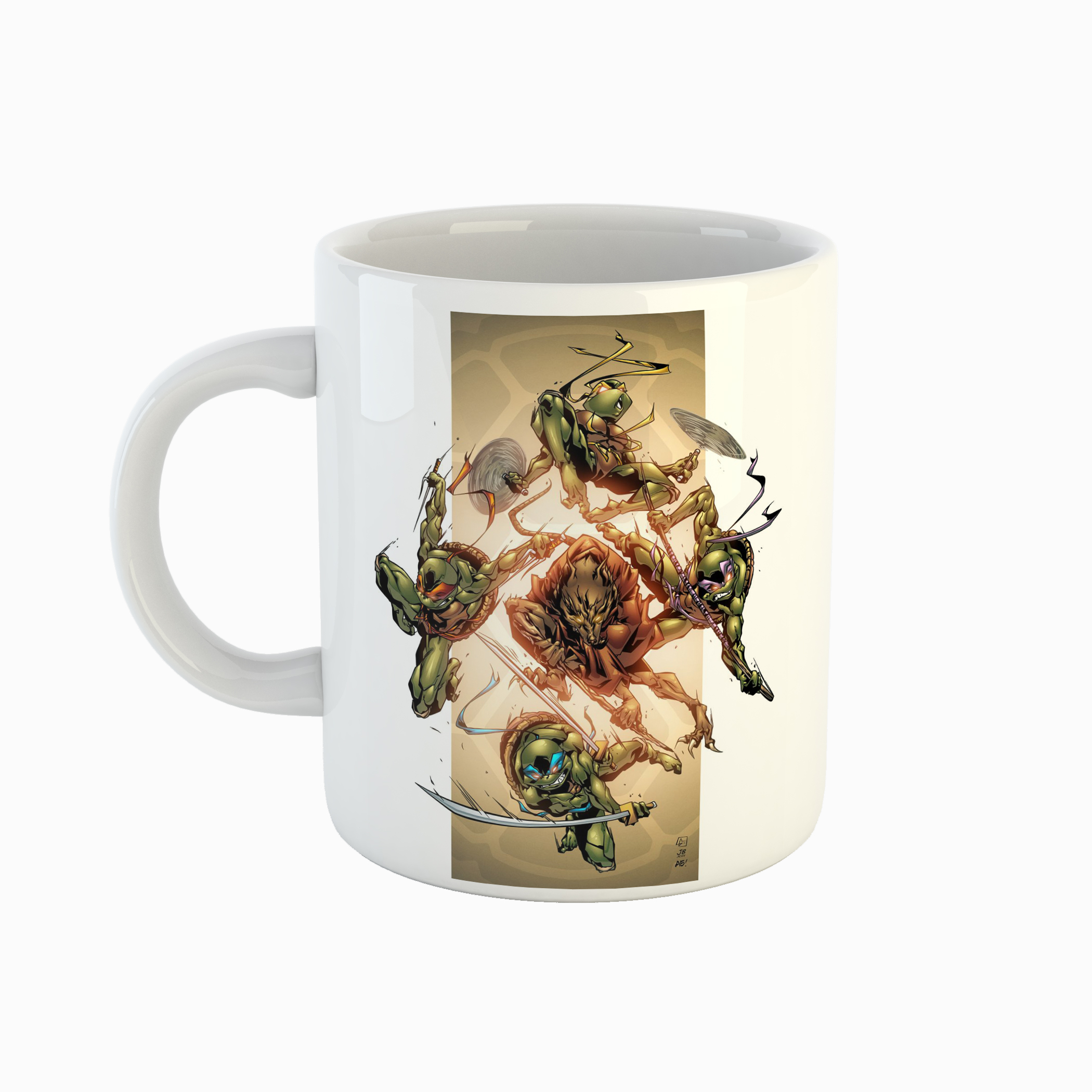 ماگ طرح لاکپشت های نینجا مدل tmnt کد 12