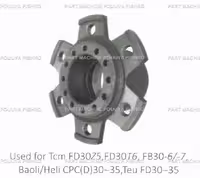 توپی چرخ جلو لیفتراک تی سی ام مدل Tcm FD30Z5 , FD30T6 , FB30-6/-7 , Baoli/Heli CPC(D)30~35