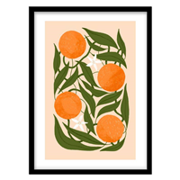 قیمت و خرید تابلو دکوراتیو مدل نقاشی شاخه نارنگی کد 2067