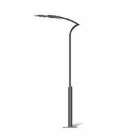 پایه ایستاده چراغ خیابانی 100وات شعاع مدل SH-ST7141 همراه پایه و بولت