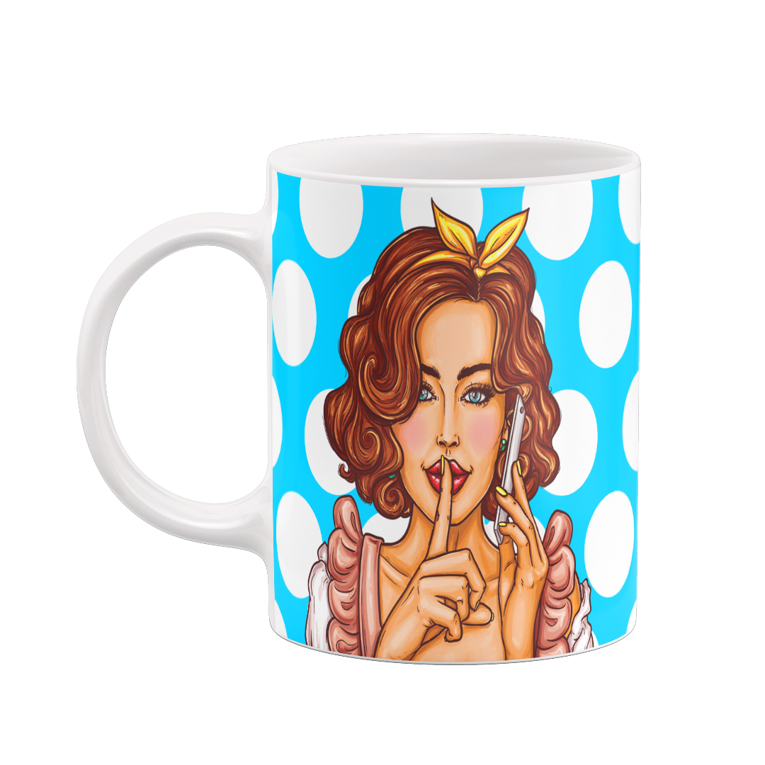 ماگ طرح پاپ آرت کد 133